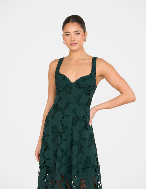 Martina Sweetheart Midi Dress